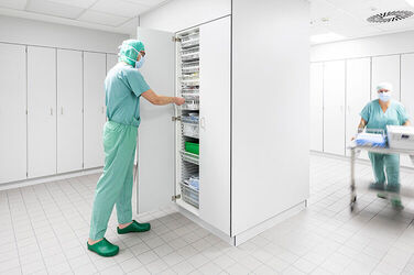 Das Sterilgutlagersystem im KRH Klinikum Agnes Karll Laatzen